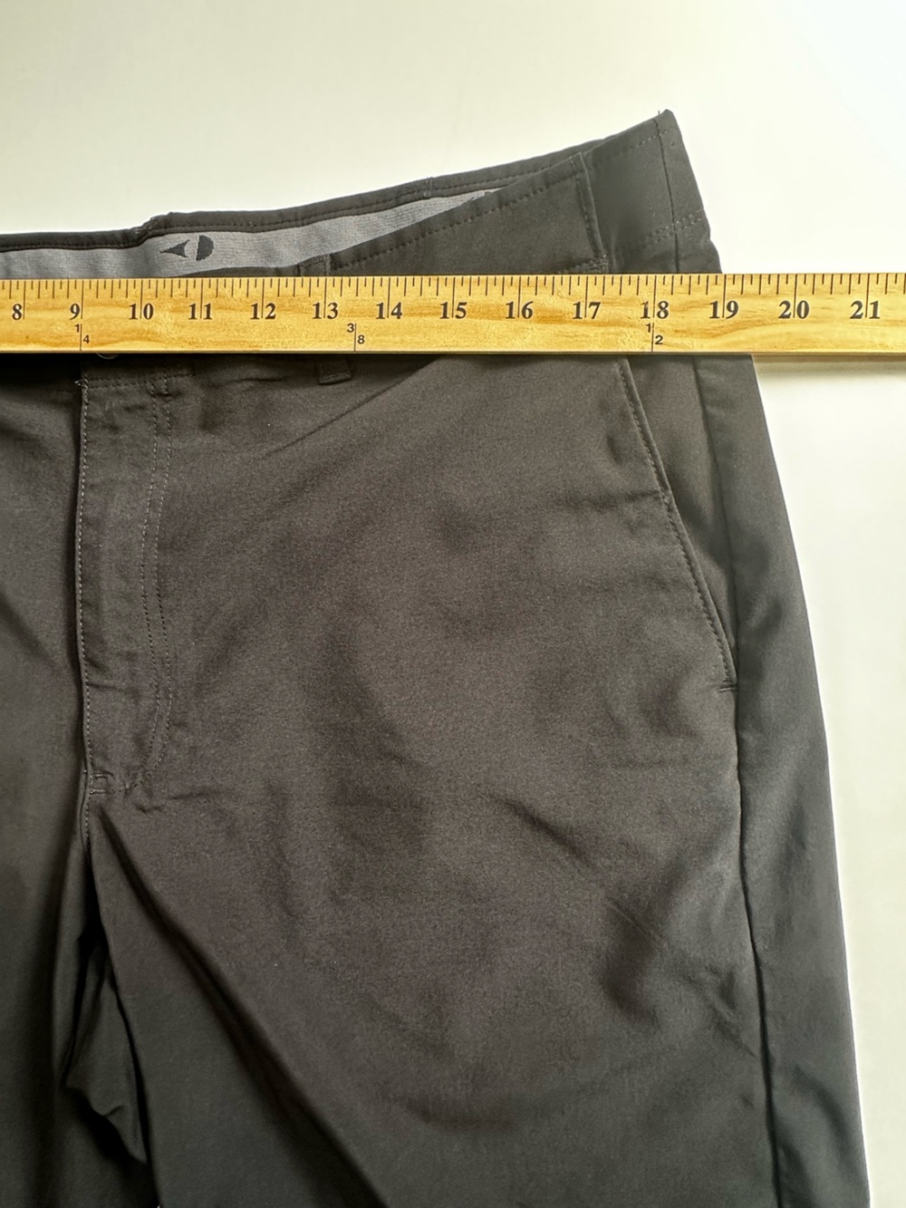 Grand Slam Mens Performance Golf Shorts Dark Gray Size 38 Flat Front Stretch - Picture 4 of 9